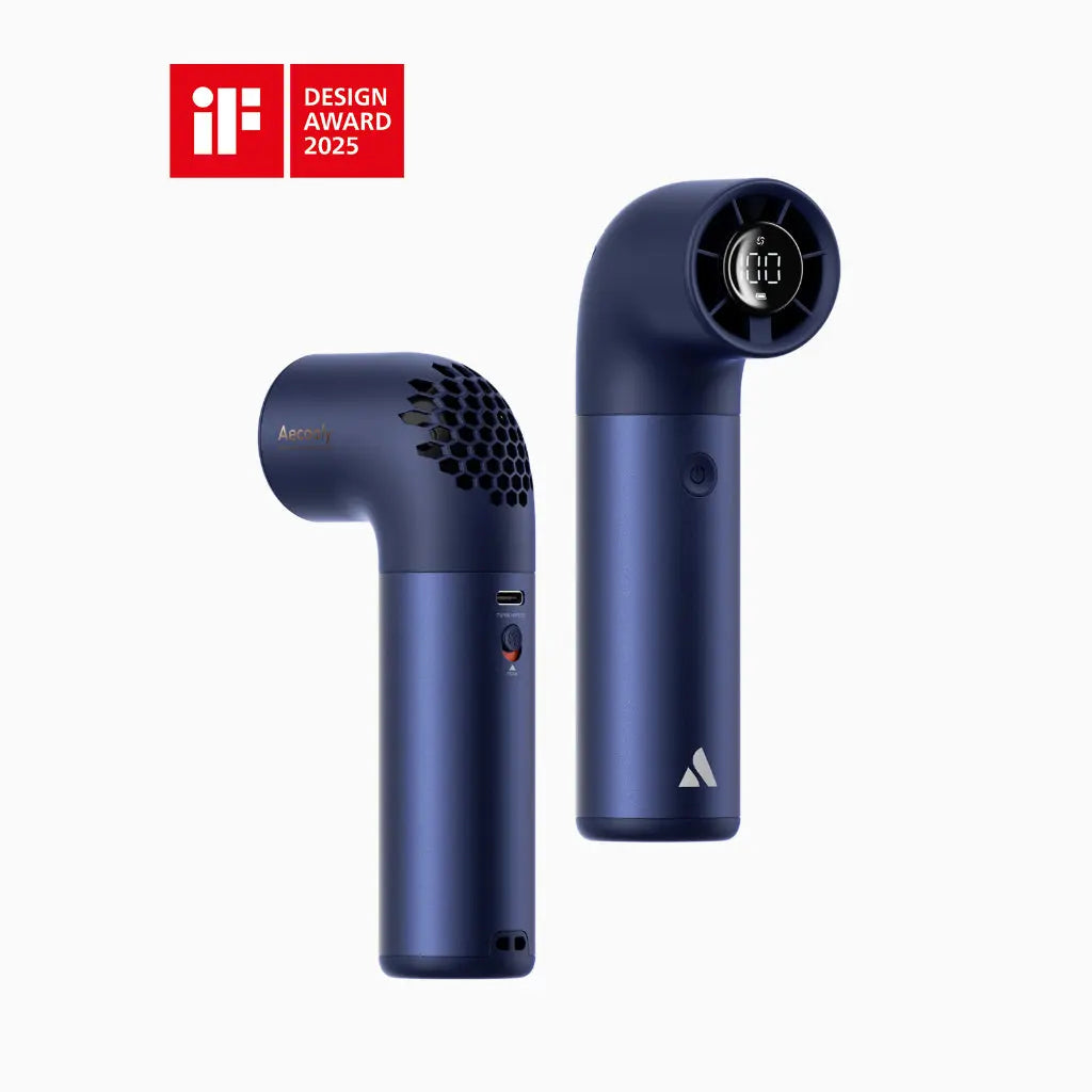 Aecooly PH01 3500mAh Aero Pro Handheld High-Speed Fan (Navy)