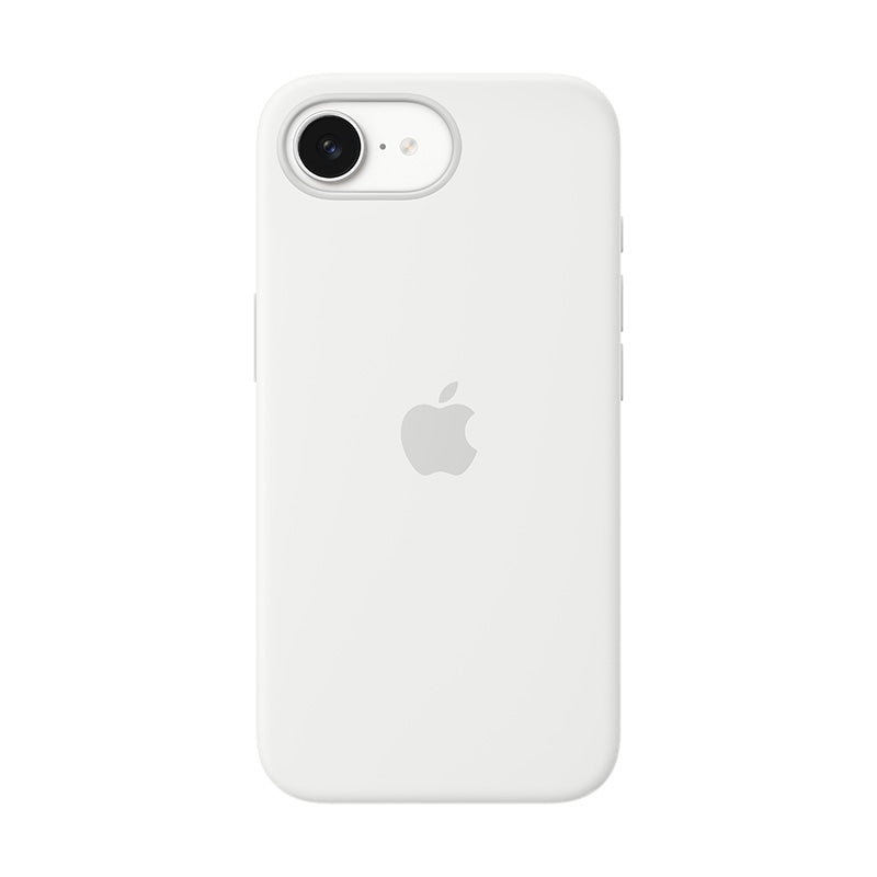 Apple iPhone 16e Silicone Case – White