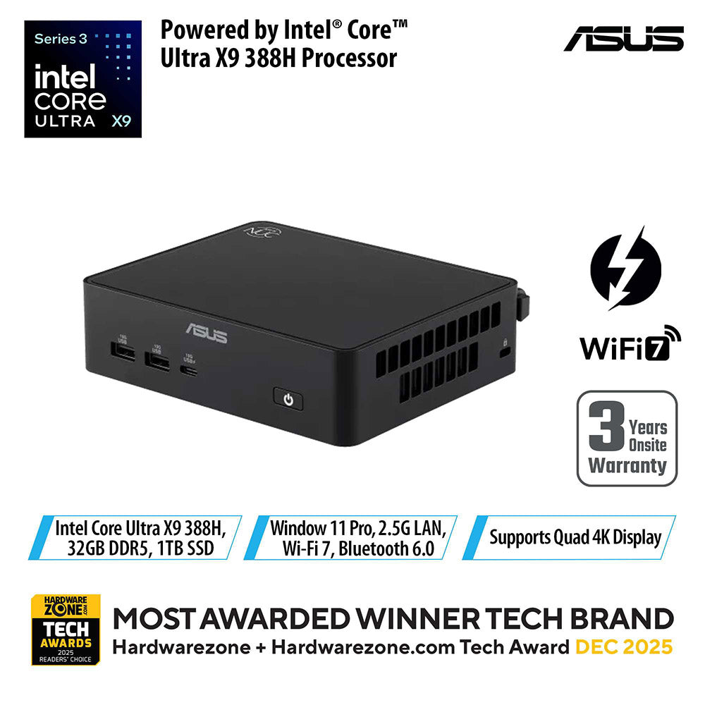 Asus NUC 16 Pro RNUC16GDKX96C4N3 - UTX9-388H 32GB 1TB W11P
