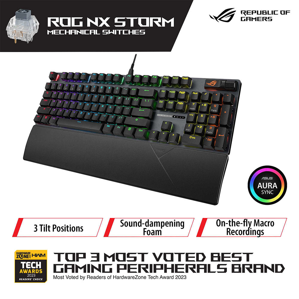 Asus ROG Strix Scope II X Wired Gaming Keyboard (NX Storm)