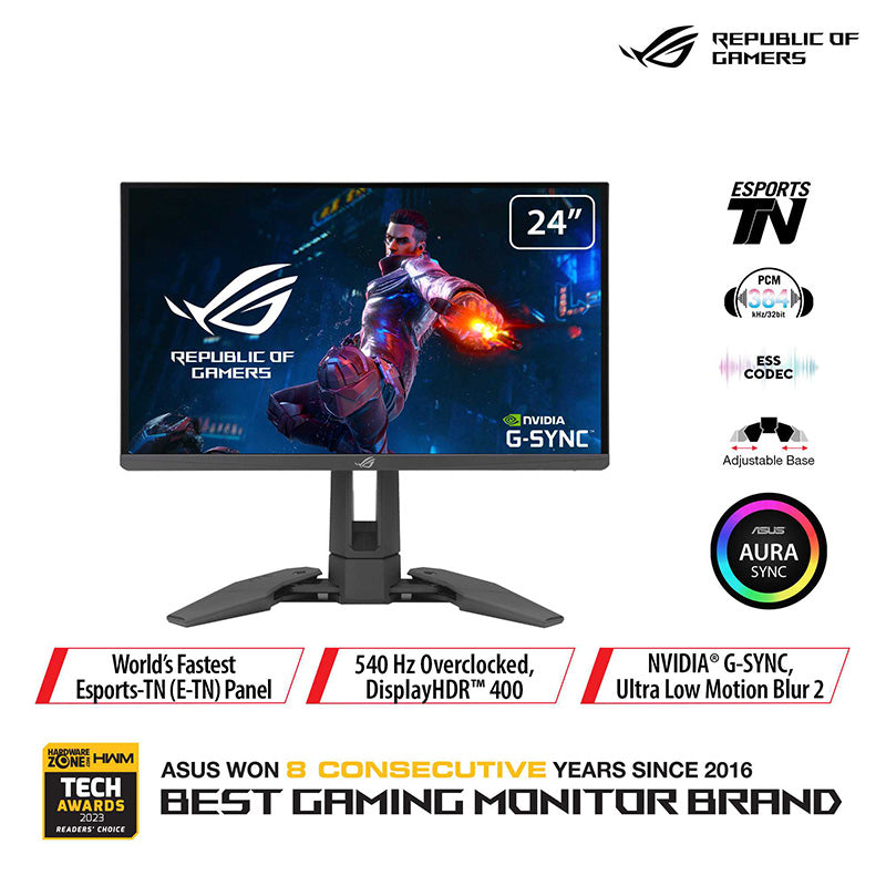 Asus ROG Swift Pro PG248QP - 24.1" FHD TN 540Hz Gaming Monitor