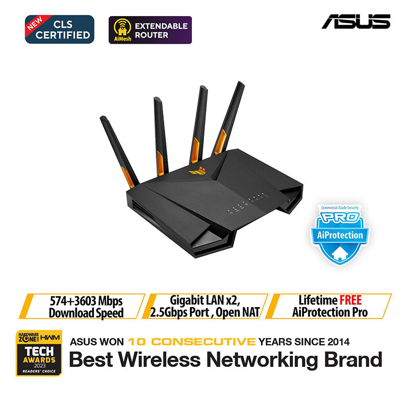 Asus TUF Gaming AX4200 Dual Band Wi-Fi 6 Gaming Router