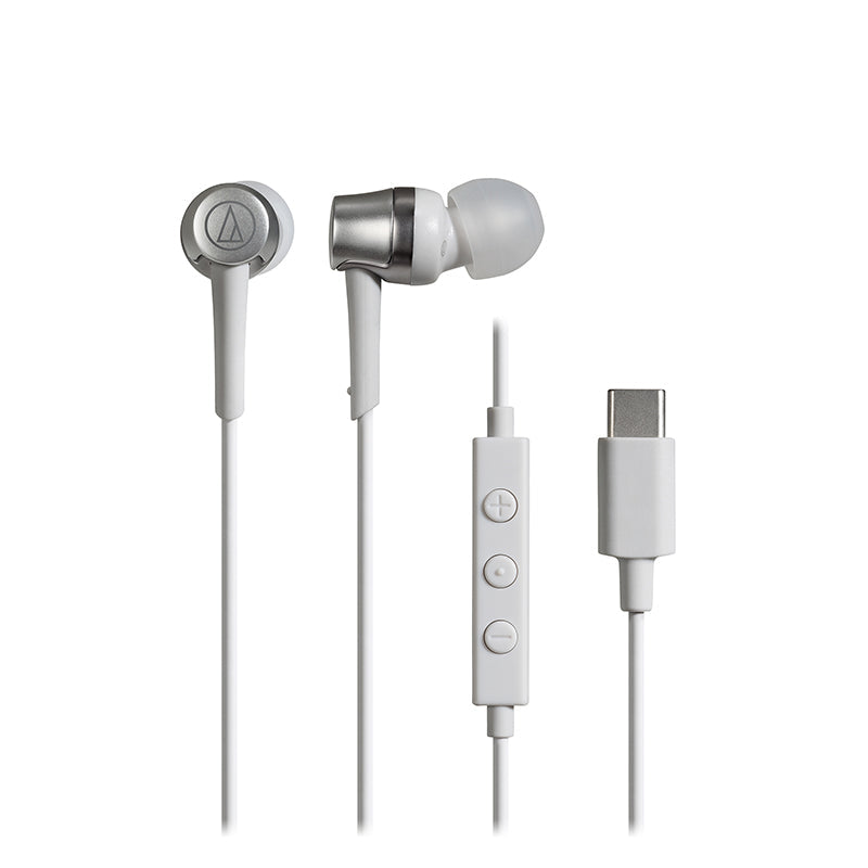 Audio-Technica ATH-CKD3C Type-C Earphones (White)
