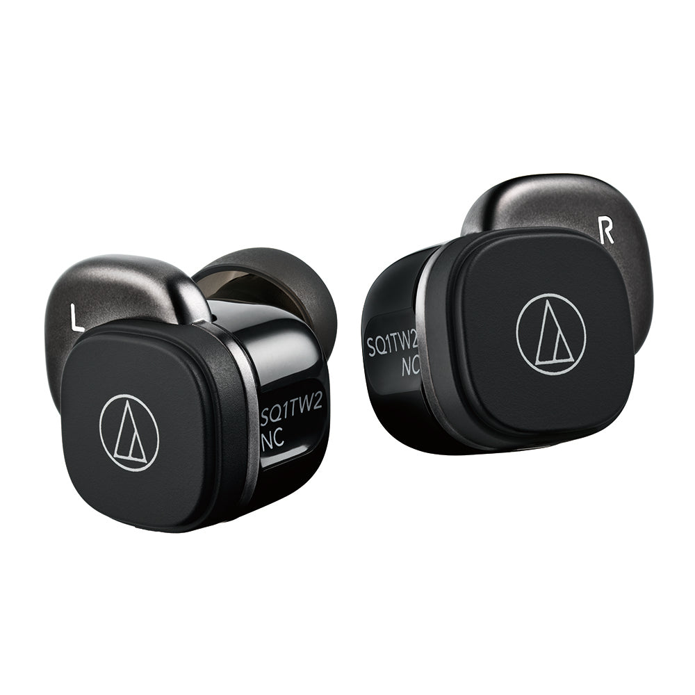 Audio-Technica ATH-SQ1TW2NC TWS ANC Earbuds - Black