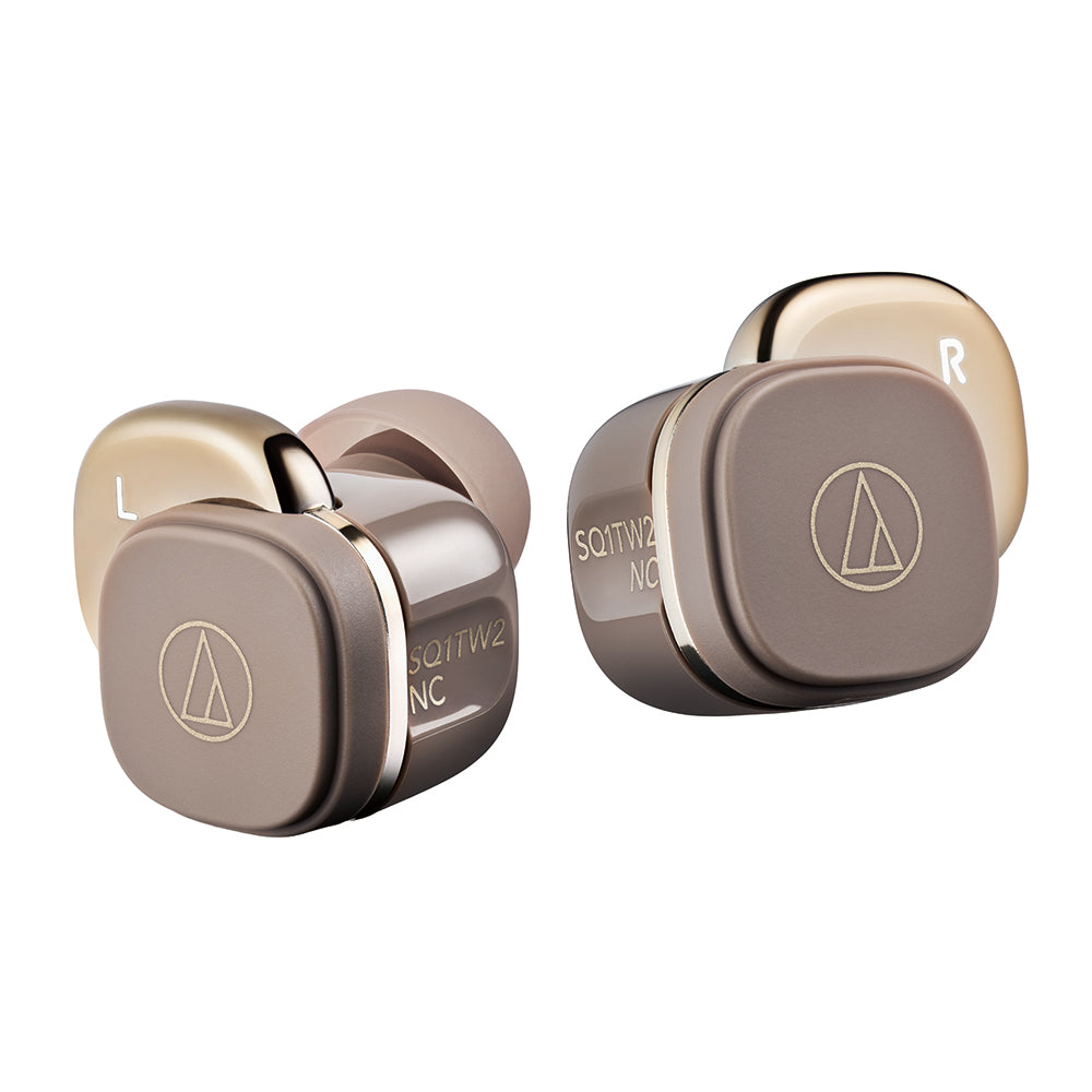 Audio-Technica ATH-SQ1TW2NC TWS ANC Earbuds - Caramel