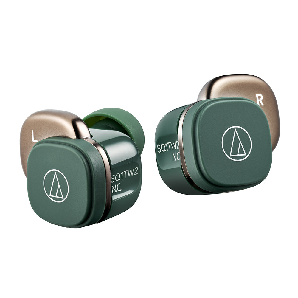 Audio-Technica ATH-SQ1TW2NC TWS ANC Earbuds - Green