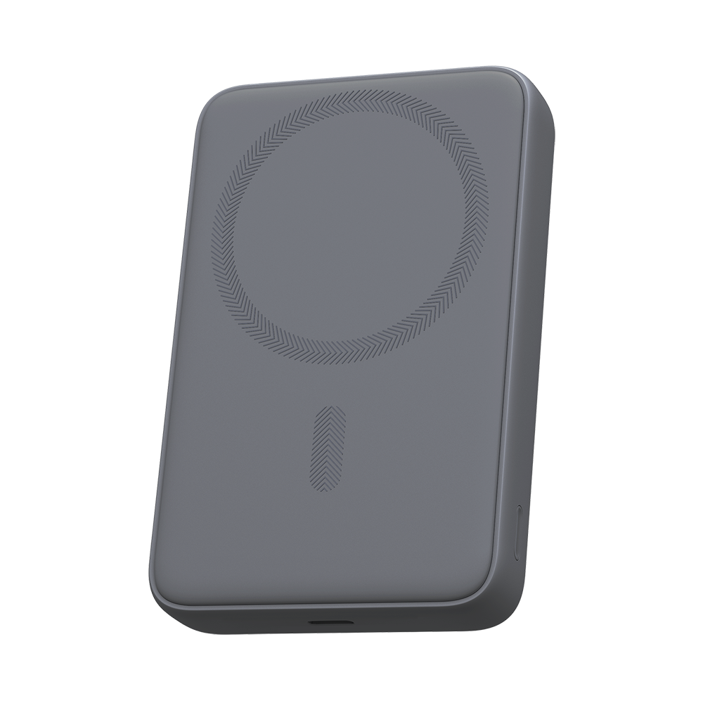Aukey PB-MS04 MagFusion Slim 10000mAh Magnetic Wireless Charging Power Bank (CCC-Certified) - Gray