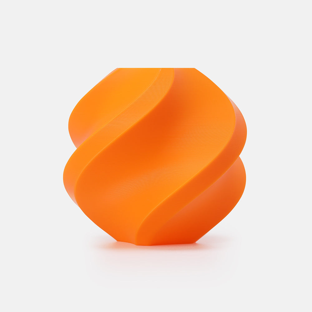 Bambu Lab PLA Basic Filament with Spool (Pumpkin Orange)