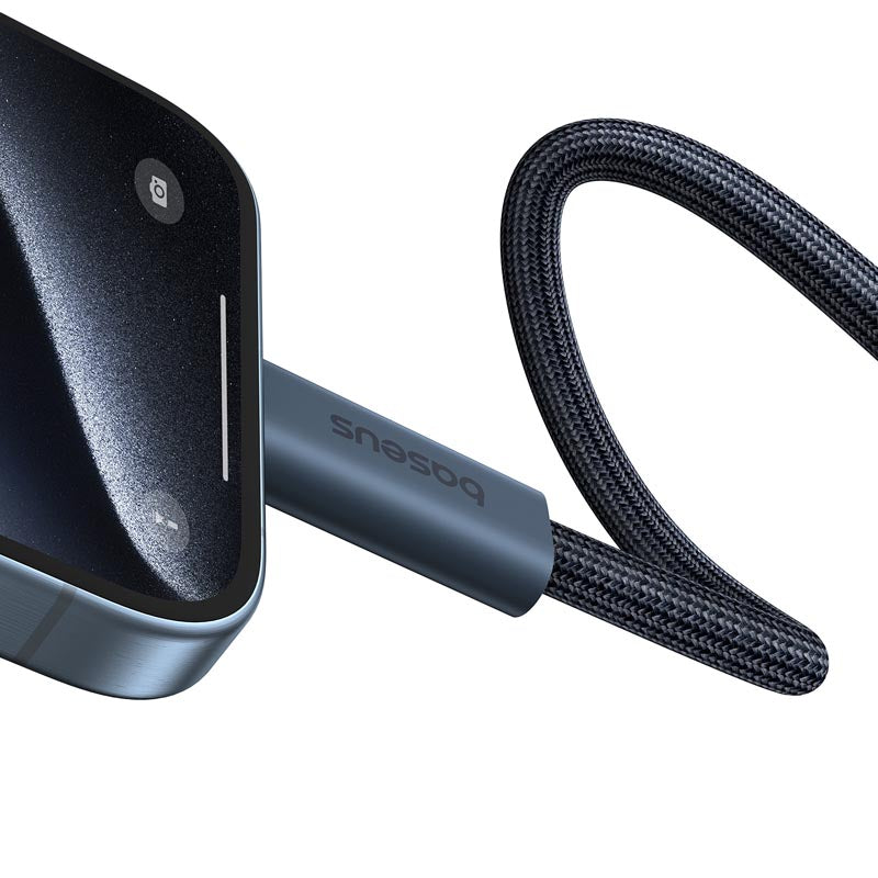 Baseus Crystal Shine USB3.2 Full-Featured Fast-Charging Data Cable USB-C to USB-C 100W 1.5m 20Gb Cluster Black