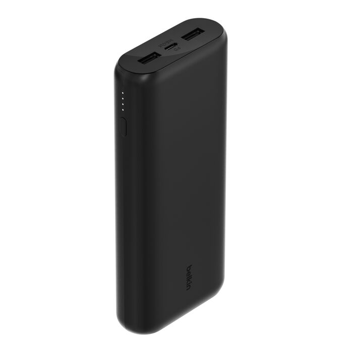 Belkin BPB014btBK BoostCharge 3-Port Compact Power Bank 20K with PD 20W