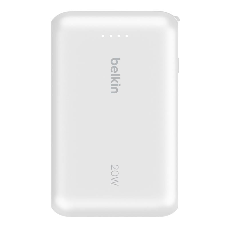 Belkin BPB021fqWH BoostCharge Power Bank 10K with Integrated Cable (White)