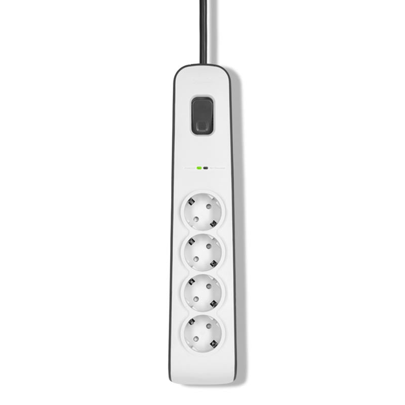 Belkin BSV400af2M 4Way 2M Surge Protection Strip (White)