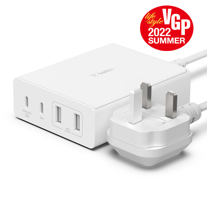 Belkin WCH010myWH BoostCharge Pro 4-Port GaN Charger 108W