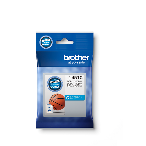 Brother LC451C Cyan Ink Cartridge