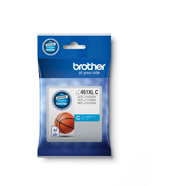 Brother LC451XLC Cyan Ink Cartridge