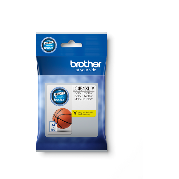Brother LC451XLY Yellow Ink Cartridge
