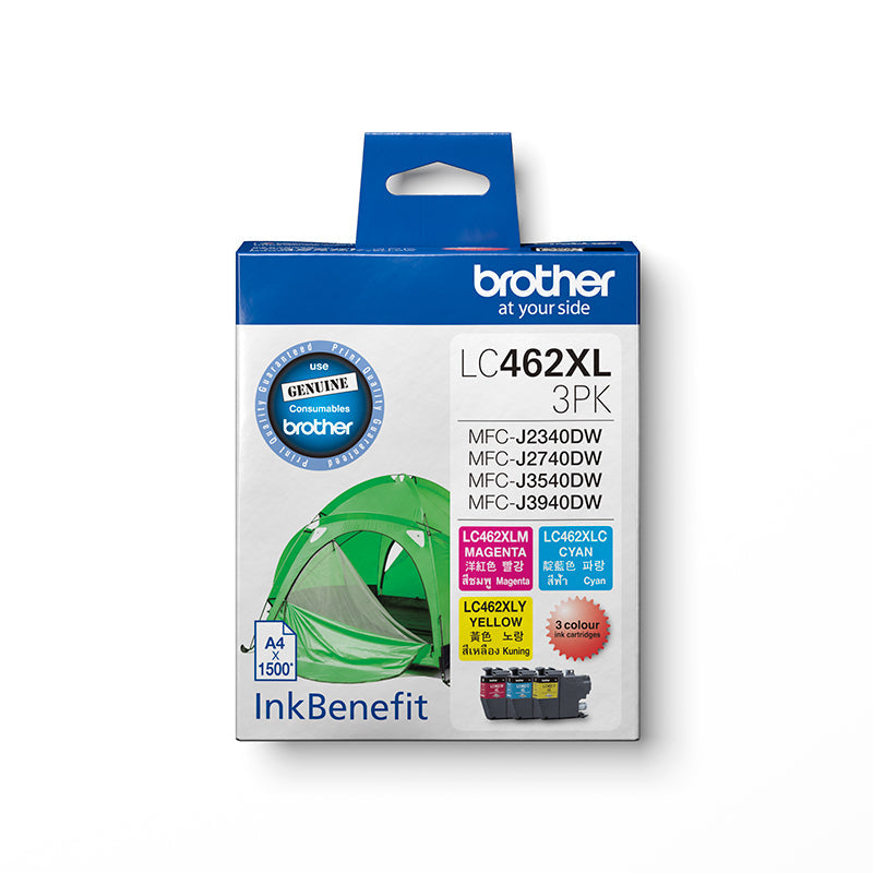 Brother LC462XL 3PK CMY Ink Cartridge