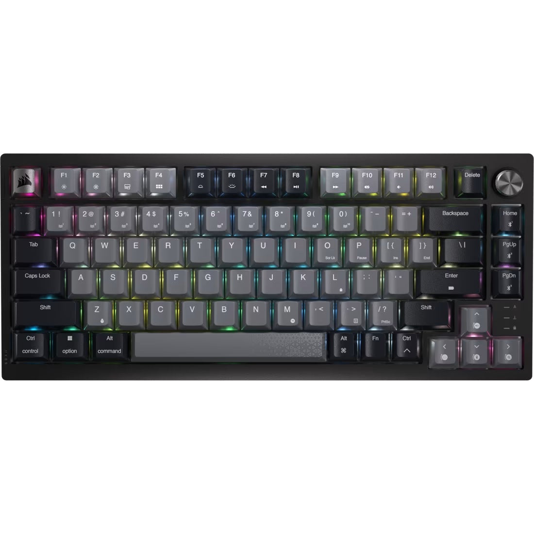 Corsair K65 Plus Wireless Keyboard 75% RGB - Midnight Grey