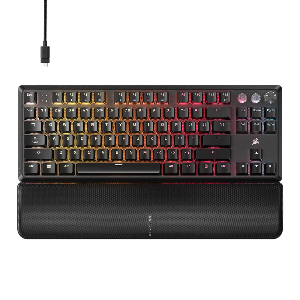 Corsair K70 Pro TKL High-Performance Hall Effect Gaming Keyboard with Rapid Trigger (Black)