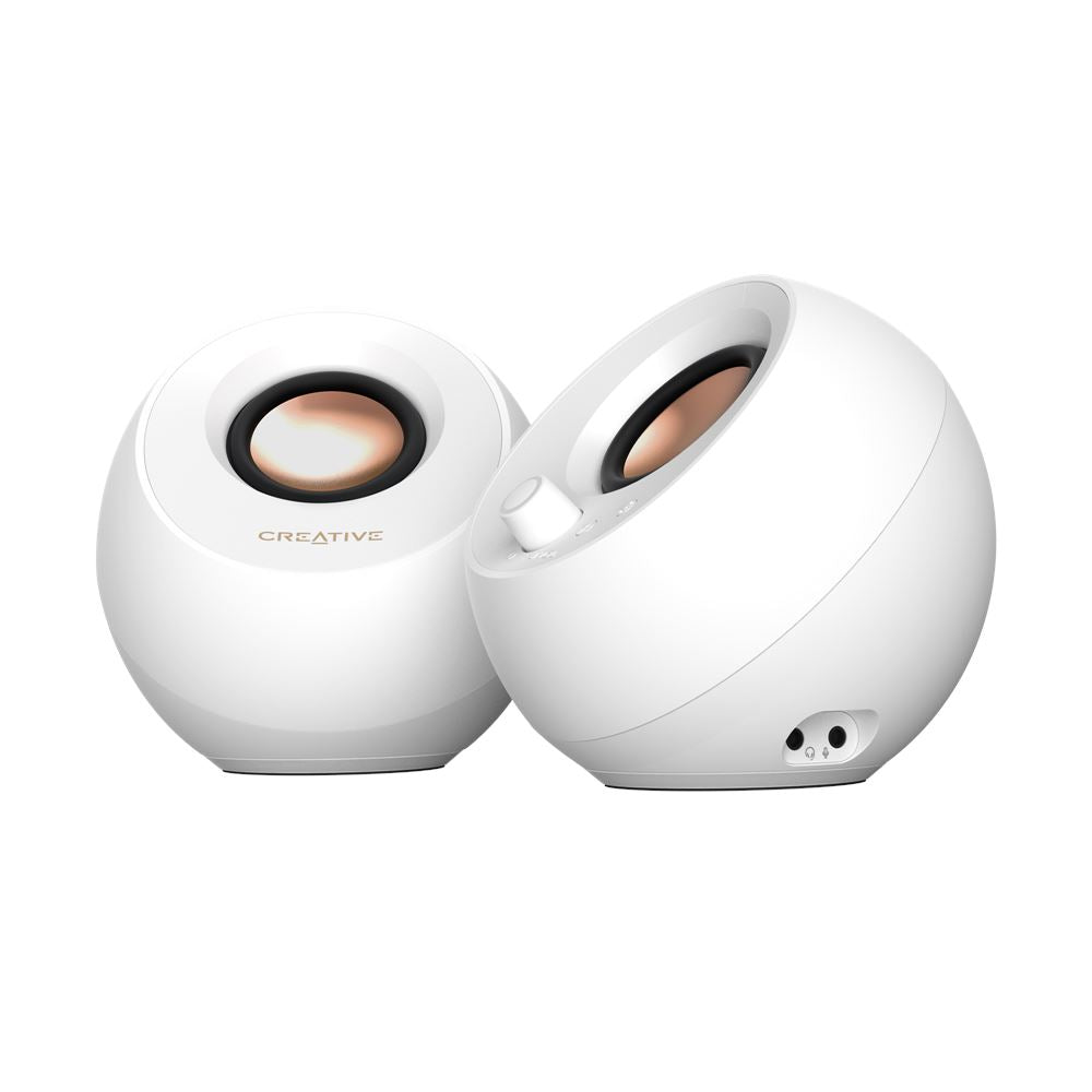 Creative Pebble Pro 2.0 USB Speaker (White)