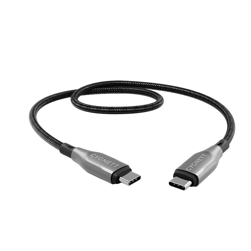 Cygnett CY4673PCTY Armoured 2.0 C to C Cable 50cm (Black)