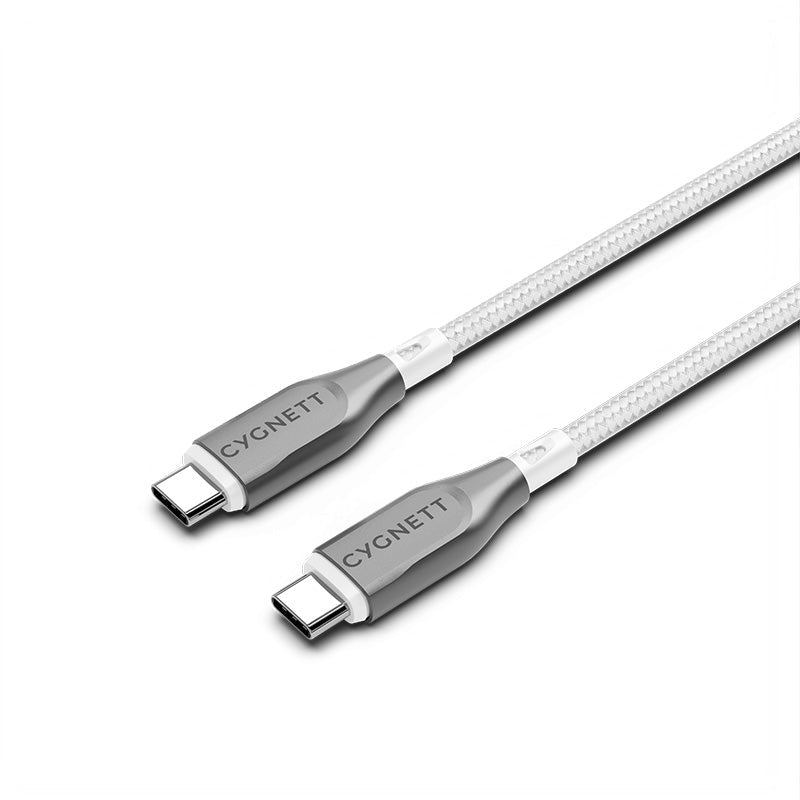 Cygnett CY4675PCTY Armoured 2.0 C to C Cable 1M (White)