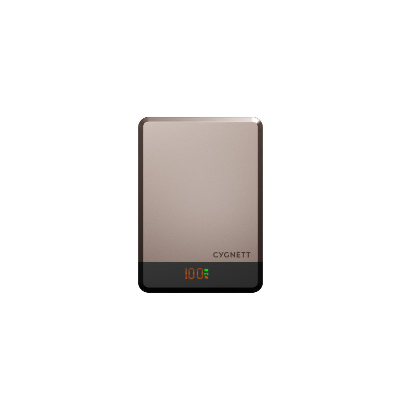 Cygnett 10K Magslim Magnetic Wireless Power Bank (Gold)