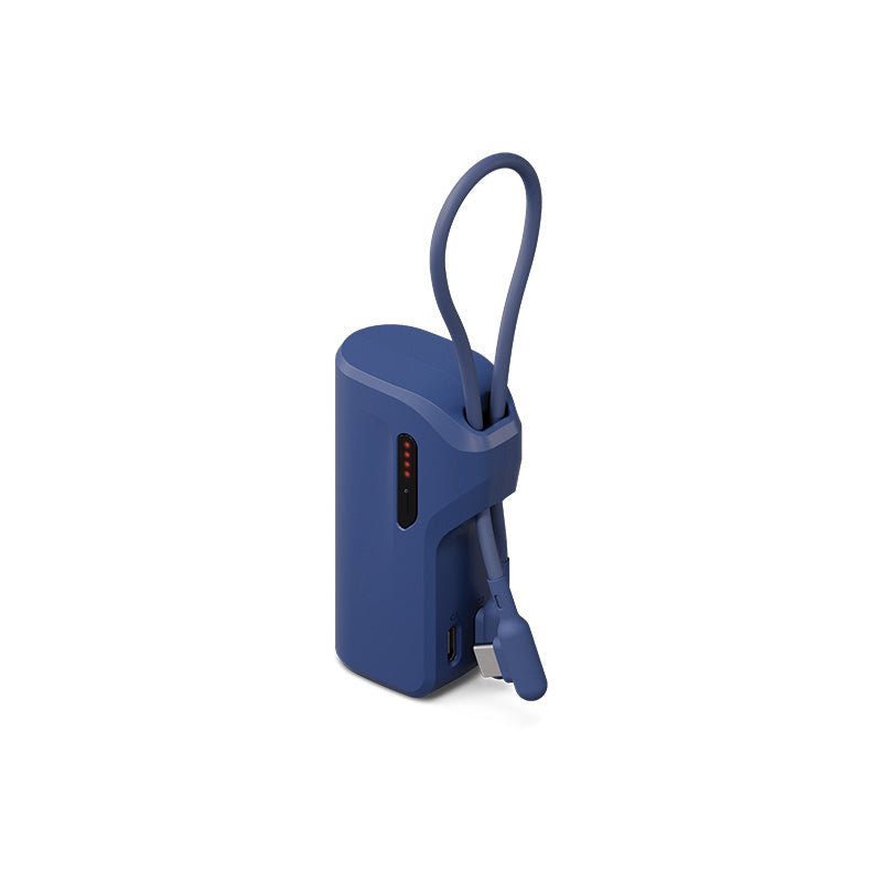 Cygnett Thumboost 5K Powerbank Built-in Cable (Neon Dusk)