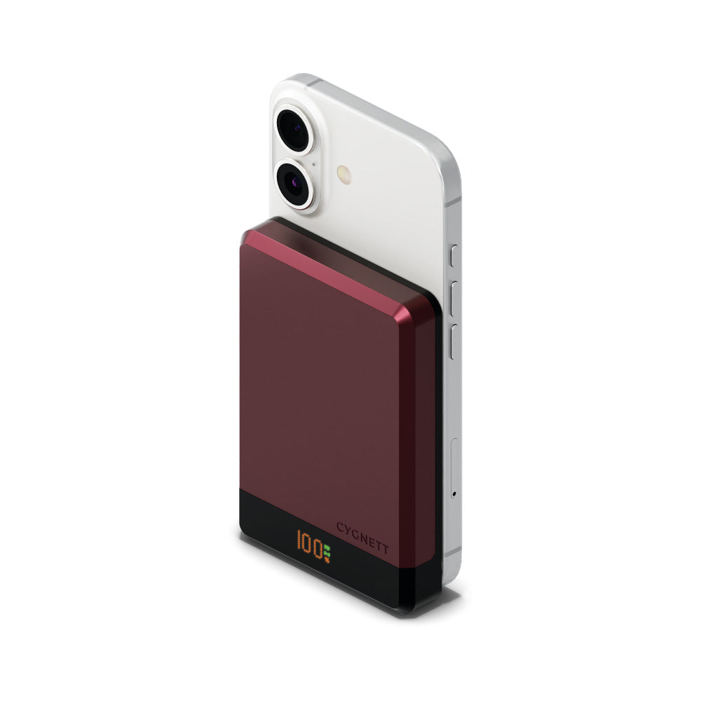 Cygnett MagSlim 10k Power Bank - Cherry