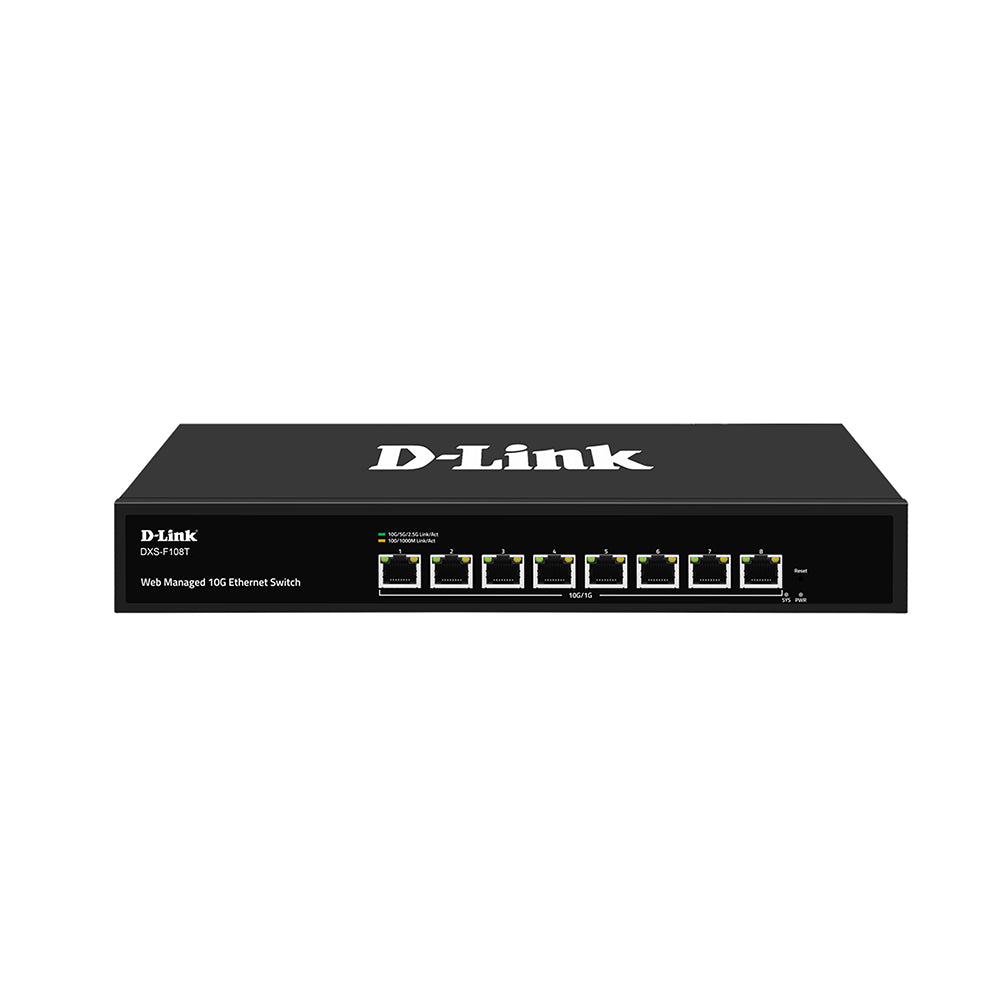 D-Link DXS-F108T 8-port 10G Smart Switch