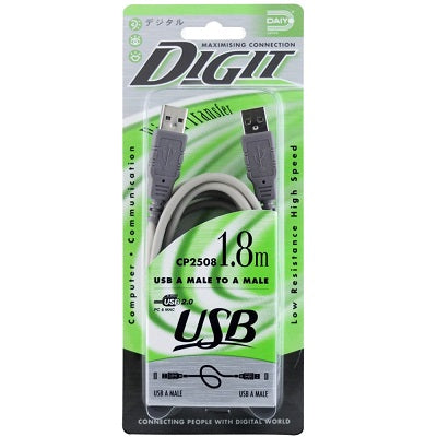 Daiyo USB 2.0 A Male To A Male 1.8M Cable