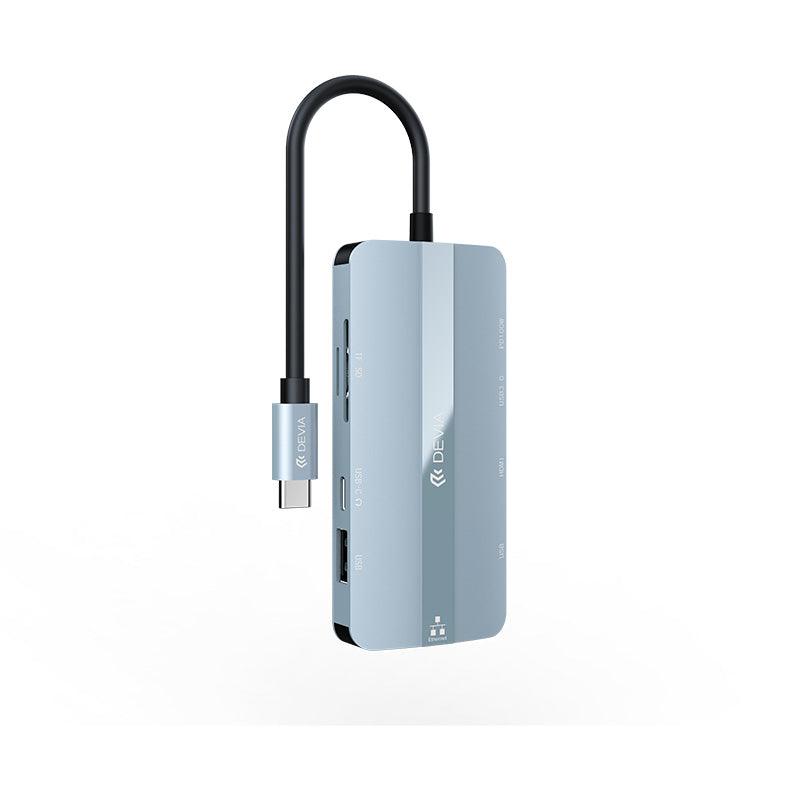 Devia Leopard Series EC704 9-In-1 Type-C Hub