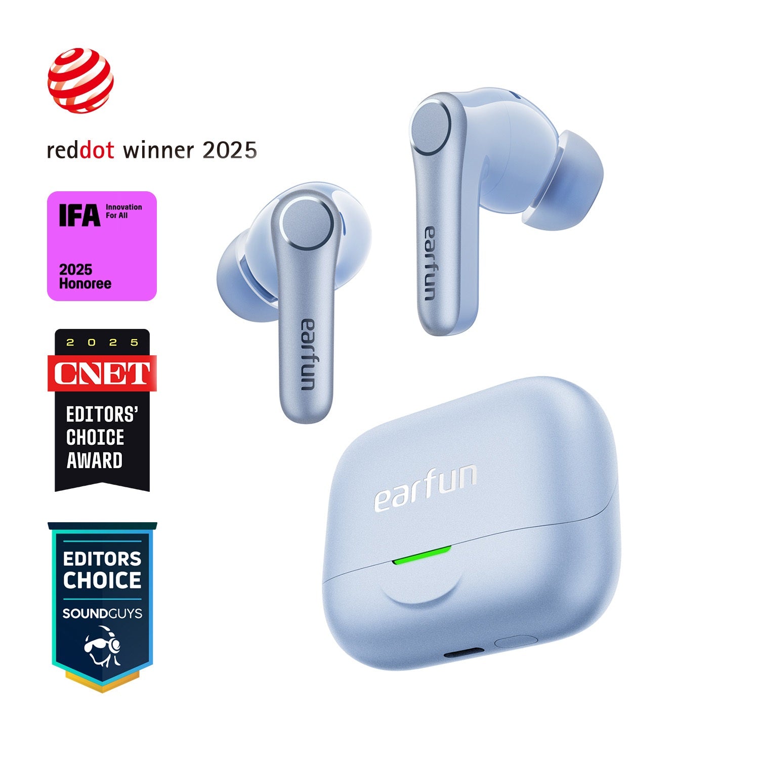 EarFun Air pro 4+ TWS Earbuds Blue