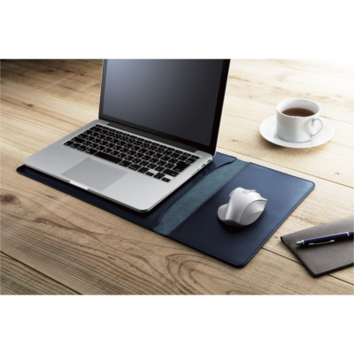 Elecom BM-IBSVD14 Inner Bag DeskMat X Leather Case 14inch (Navy)
