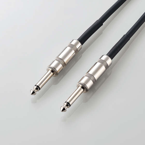 Elecom DH-SH30BK Shielded Cable For Instrument 3M Black