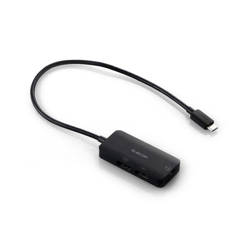 Elecom DST-C31BK 3 in 1 Docking Station 1 X USB-C/HDMI/USB-A Port