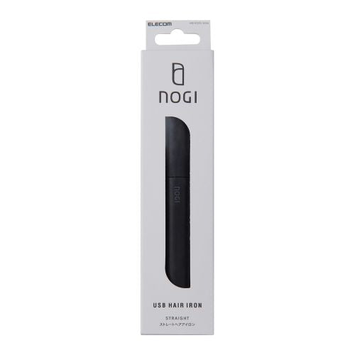 Elecom HAB-HIS01UBK USB Hair Iron Straightener (Black)