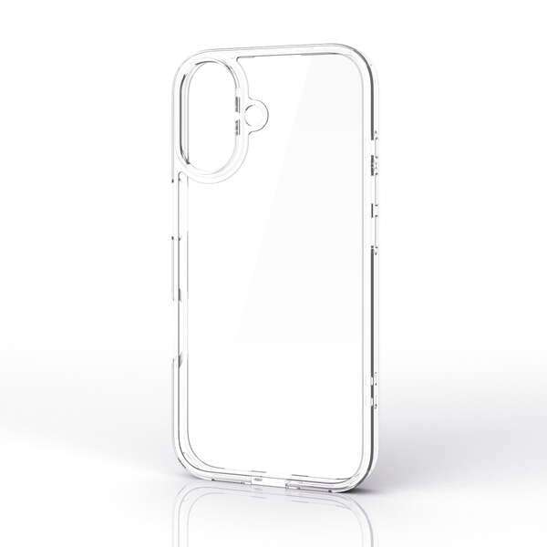 Elecom iPhone 17 6.3 (2025) Hybrid Glass Clear Case with metal ring