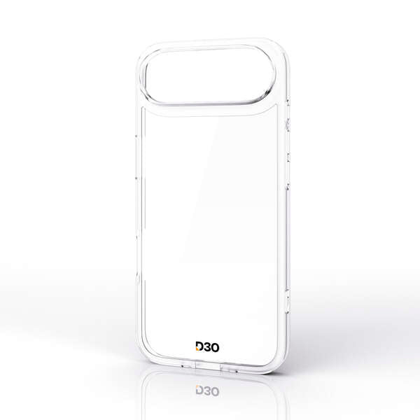Elecom iPhone 17 Air 6.5 (2025) D3O All Clear Case with metal ring