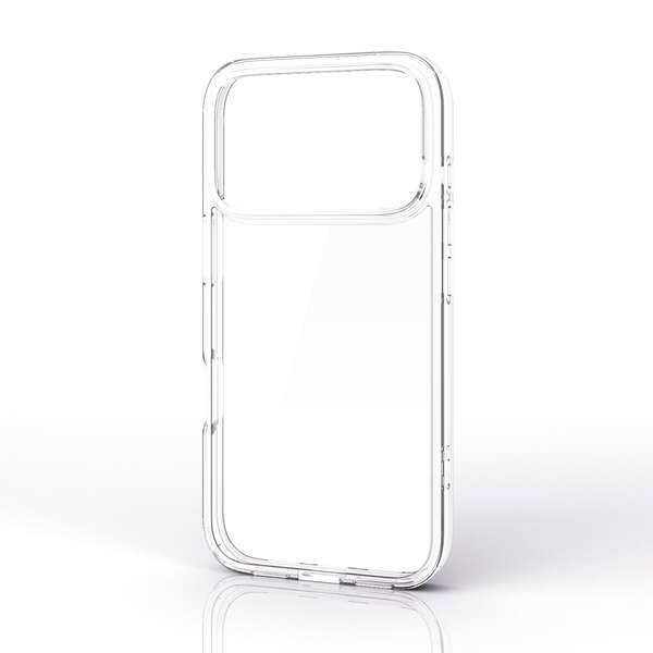 Elecom iPhone 17 Pro 6.3 (2025) Hybrid Glass Clear Case with metal ring