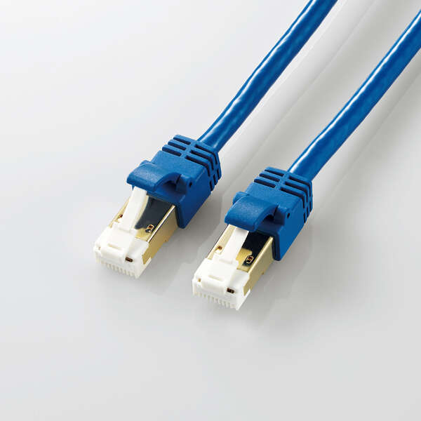 Elecom LD-TWSYT/BM1 CAT7 SOFT 1M LAN CABLE UNBREAKABLE LATCH