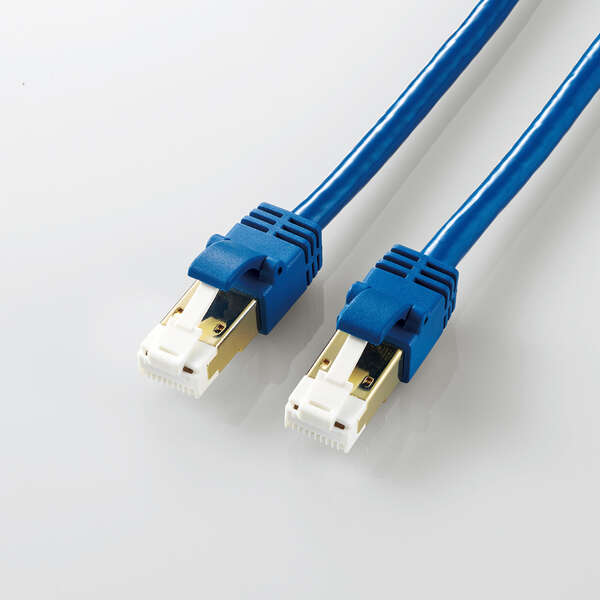 Elecom LD-TWSYT/BM2 CAT7 SOFT 2M LAN CABLE UNBREAKABLE LATCH