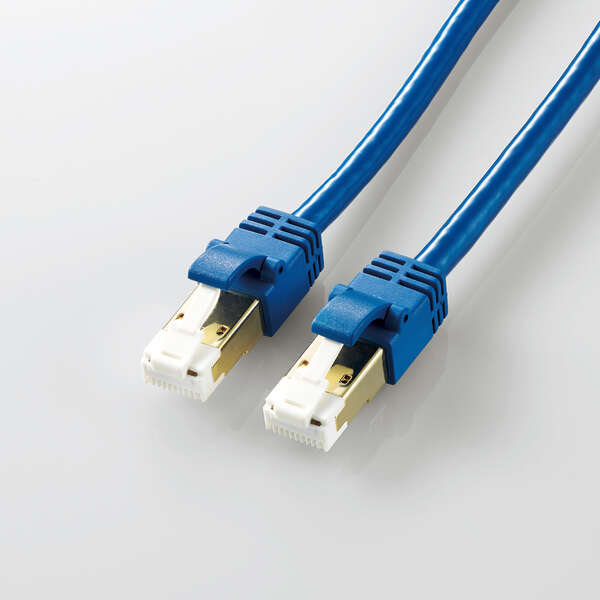 Elecom LD-TWSYT/BM3 CAT7 SOFT 3M LAN CABLE UNBREAKABLE LATCH