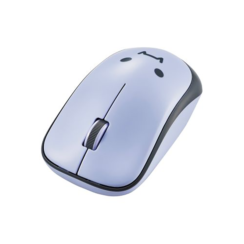 Elecom M-IR07DRSPF5-G Anti Bacterial Wireless 3 BTN Silent Mouse (Purple/Grey)