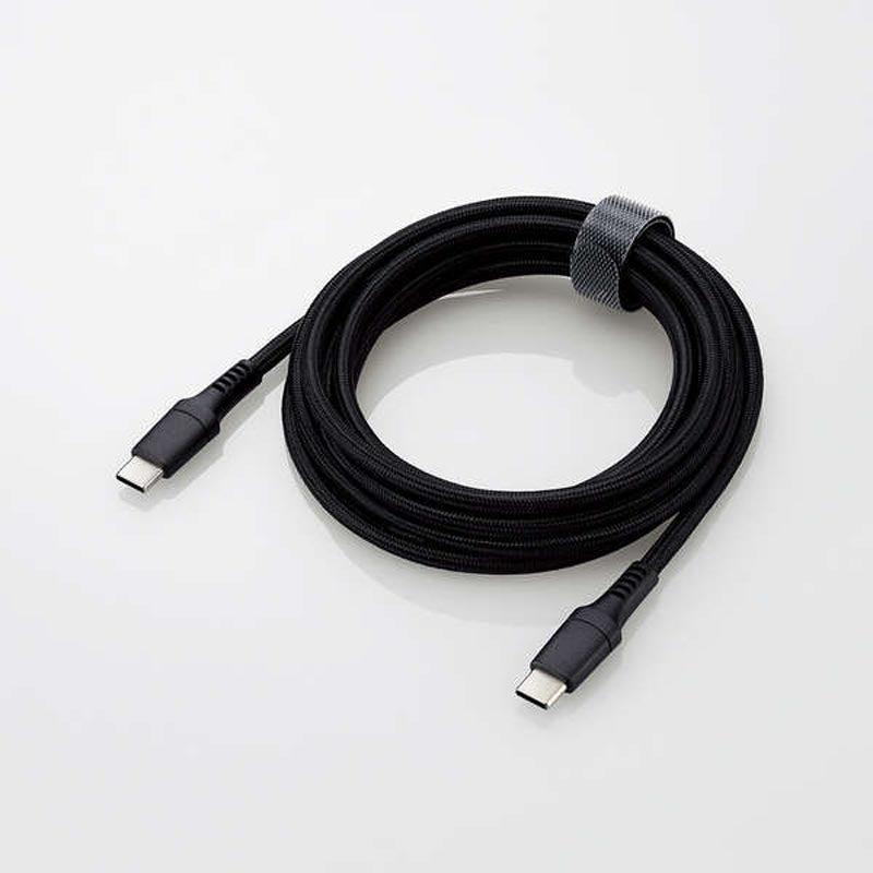 Elecom MPA-CC5PS20BK USB C To USB C Cable PD 100W 2M