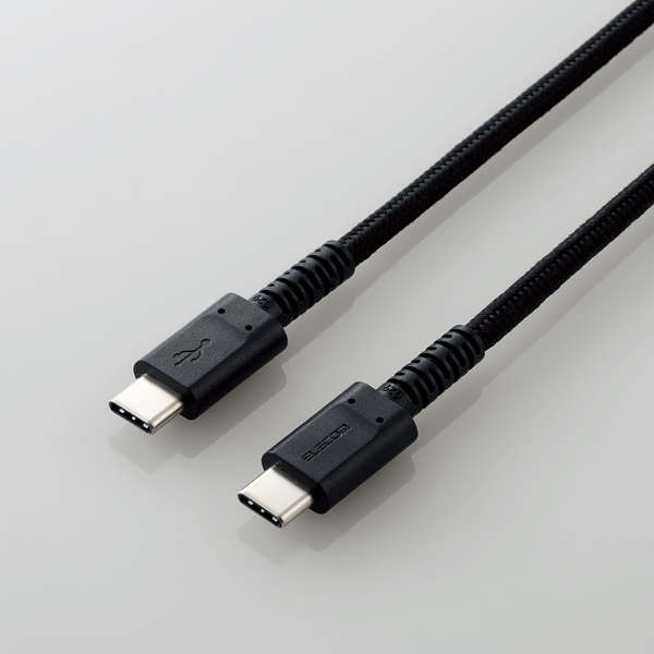 Elecom MPA-CCS20PNBK USB C to C CABLE PD CERTIFIED 2M (Black)