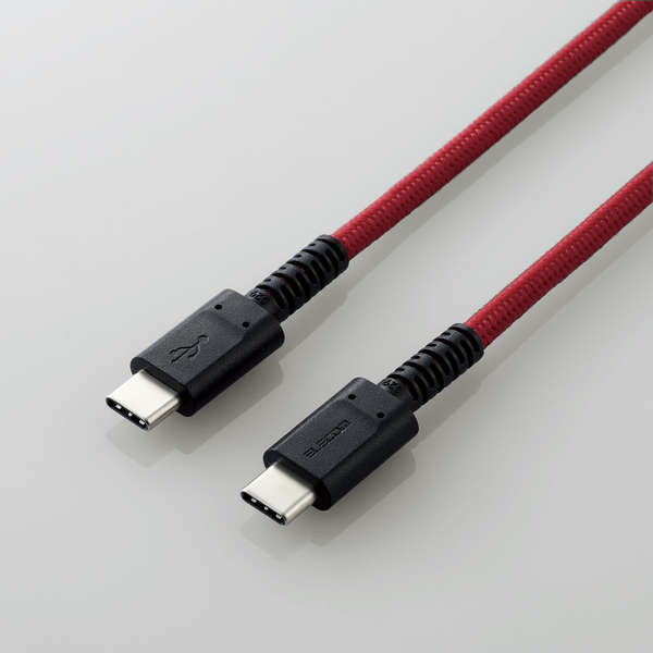 Elecom MPA-CCS20PNRD USB C to C CABLE PD CERTIFIED 2M (Red)