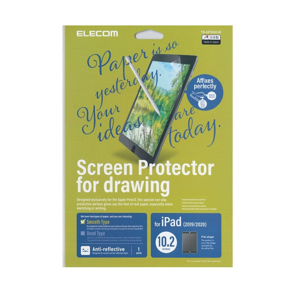 Elecom TB-APS102-W iPad 10.2'' Anti-Glare Film (Smooth)