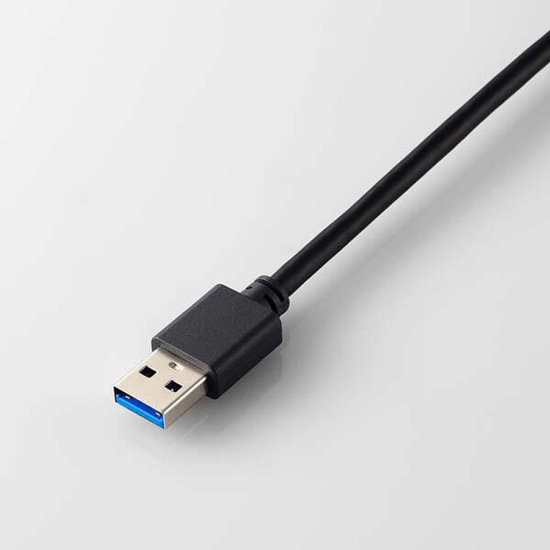 Elecom U3H-H040BK USB 3.0 (5Gpbs) 4 Port Adapter (Black)