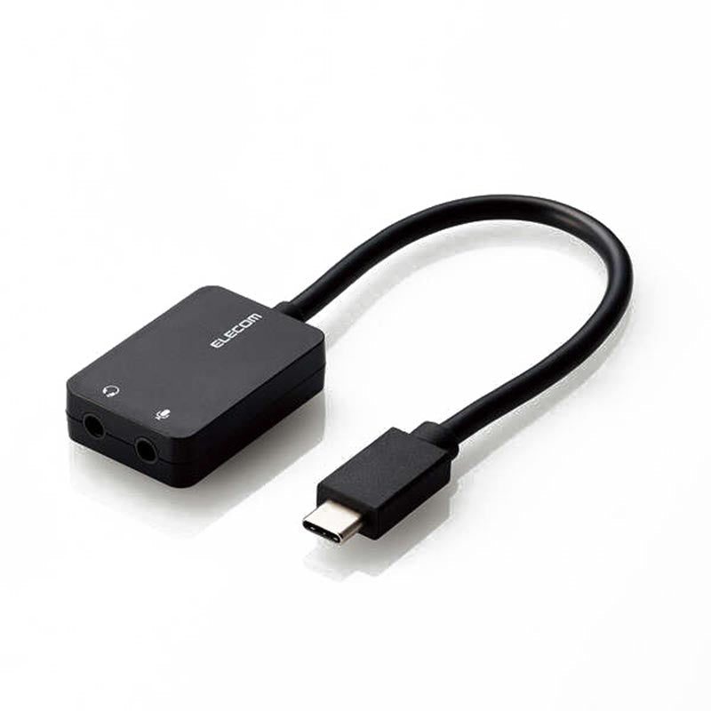 Elecom USB-CADC02BK USB C Audio Converter